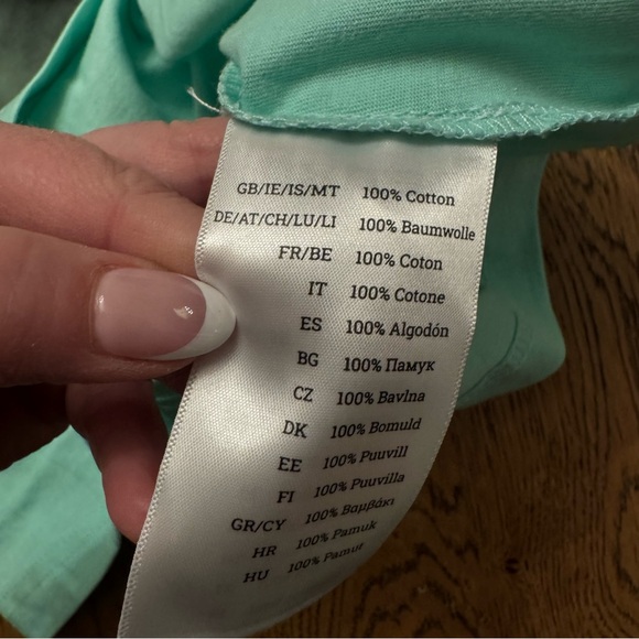 Taylor Swift official Merch Mint Green the Life of a show girl shirt - Picture 4 of 5